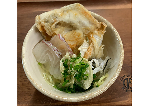 ふぐ唐、タイ刺盛り高級ふぐラーメン~屋台ラーメンの地、敦賀より~